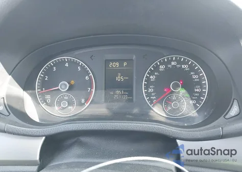 2012 Volkswagen Passat 2.5L S z USA, uszkodzony, nr VIN 1VWAP7A34CC078380